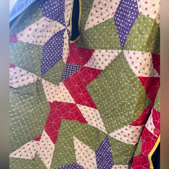 🍂 Anthropologie Fall 3 in 1 Coat Removable Quilted Vest S - Picture 9 of 17